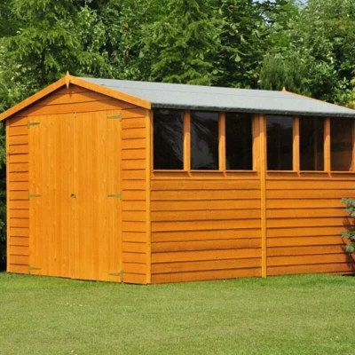Image of Shire Dip Treated Overlap Sheds Double Door 12 X 6 D/D