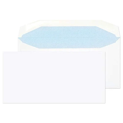 Image of Blake Envelopes Purely Everyday DL 110 x 220 mm 90 g/m ² Enveloppes gommées avec fenêtre Blanc Lot de 1000