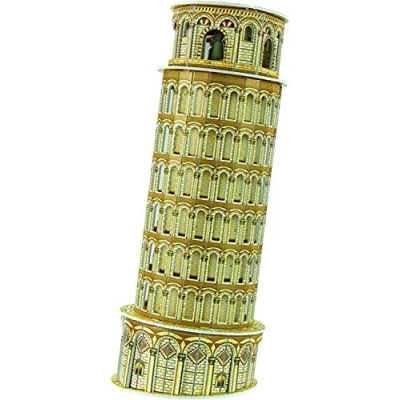 Image of 3D Leaning Tower Of Pisa Replica Italy Landmark Famous Model Jigsaw Puzzle 8 Pieces