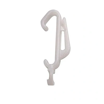 Image of 20 White Speedy Streamline Track Gliders Hooks For All Types of Curtains