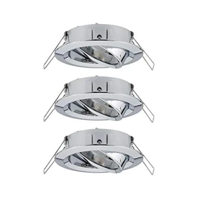 Image of Paulmann 92488 Choose luminaire spot swivelling max. 3x10 watt Ceiling Spotlight Chrome recessed lamp Aluminium