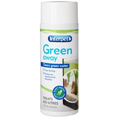 Image of Interpet Green Away Aquarium Water Treatment, Fast Acting, Plant Friendly, Safe for Fish, 125 ml