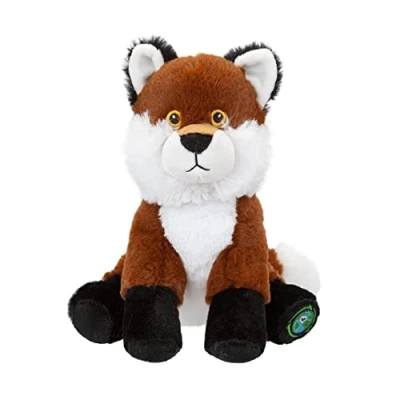 Image of VFM Fox 23cm Eco Friendly Toy Super Soft Cuddly Wild Animal Fluffy Plush With Embroidered Details 100% Recycled Material Your Planet