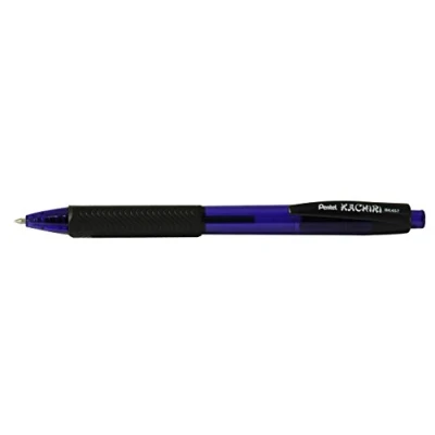 Image of Pentel BK450RDC C Kachiri Retractable Ballpoint Pen Dark Blue (Pack of 12)