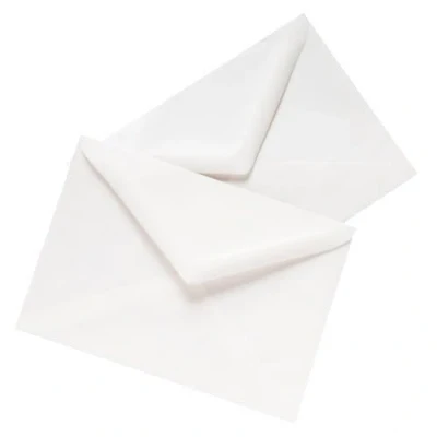 Image of 50 C7 White Envelopes for Greetings Cards 113mm x 82mm Free Post 100gsm Premium Thickness