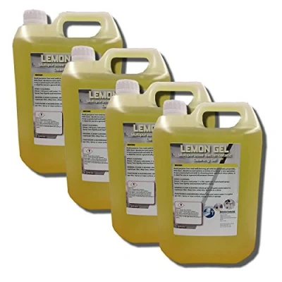 Image of Lemon Gel Heavy Duty Floor Cleaner Maintainer Super Concentrated 4 x 5 Litres