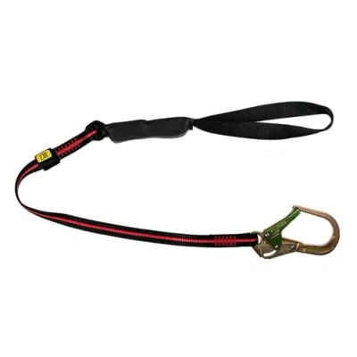 Image of Honeywell Miller H500 Arc Flash Single Leg Lanyard FPLARCM SEU, Length 1.8m, Protected Label Pouch, Energy Absorber, Suitable for Rail/Utilities/Construction