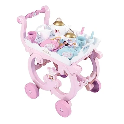 Image of Desserte XL Disney Princess Smoby Mixte Rose 17 accessoires inclus Enfant Des 3 Ans