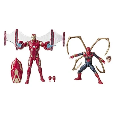Image of Marvel Legends Series Avengers: Infinity War 6&quot; Scale Movie Inspired Iron Man Mark 50 &amp; Spider Collectible Action Figure 2 Pack