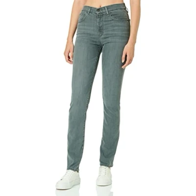 Image of Levi&#039;s Women&#039;s 724™ High Rise Straight Jeans, Black Worn in, 24W / 28L