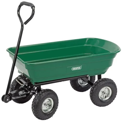 Image of Draper Mobile Tipper Cart, 75L
