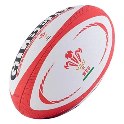 Image of Gilbert Unisex&#039;s Wales Replica Ball, Multi Colour, Size 5