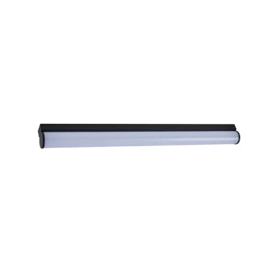 Image of Lucande LED bathroom wall lamp Vilmara, black, metal, IP44