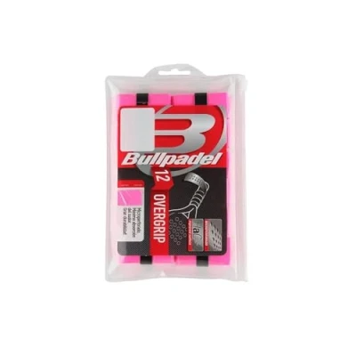 Image of Bullpadel PACK 12 UNITS BG 1601 FLUOR PINK OVERGRIP
