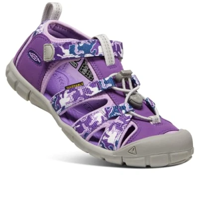 Image of Keen Seacamp II CNX Children Unisex Walking sandals for kids, Size: 9k, Tillandsia purple Textile/synthetics
