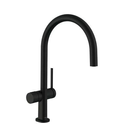 Image of hansgrohe 72805000 Talis M54 Kitchen Tap with Spout Height 220 mm 360 Rotatable 1 Jet Type Chrome Single Lever Mixer