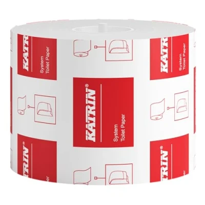 Image of Katrin AA023 Classic System 800 Eco Toilet Roll, White, Pack of 36