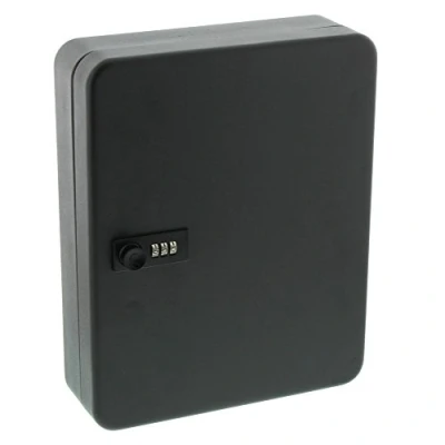 Image of BURG WÄCHTER Lockable Key Box with Combination Lock, 1 Piece, KC 36 C, 300x240x74mm (HxBxT),Black