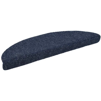 Image of vidaXL Stair Mats Self adhesive 20 pcs Blue 56x17x3 cm
