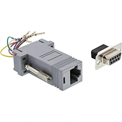 Image of InLine 68889B Adaptor 9 Pin Sub D Female to RJ45 Socket