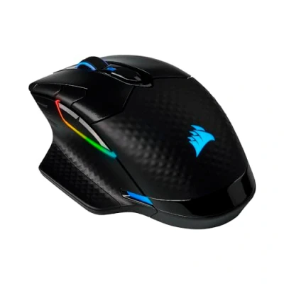 Image of CORSAIR DARK CORE RGB PRO Wireless FPS/MOBA Gaming Mouse 18,000 DPI 8 Programmable Buttons Sub 1ms iCUE Compatible PC, Mac, PS5, PS4, Xbox Black