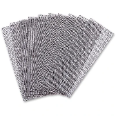Image of Mirka Abranet net sandpaper strips 81x133 mm Grip / Grit P180 10 pcs for sanding wood, filler, varnish, plastics AE178F1018