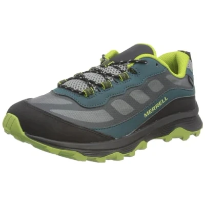 Image of Merrell Moab Speed Low WTRPF Hiking Shoe, DEEP Green/Black, 10 UK