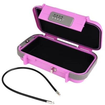 Image of Safe Box Travel Combination Security Case Lock Portable For Beach Hotel Car Office Home