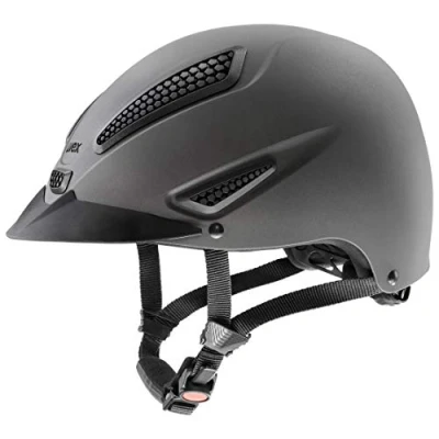 Image of uvex Perfexxion II Sturdy Riding Helmet for Men and Women Individual Fit Optimized Ventilation Anthracite Matt 57 59 cm