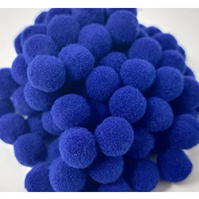Image of Pack of 300 Mini 10mm Arts &amp; Craft Poms [Dark Blue]