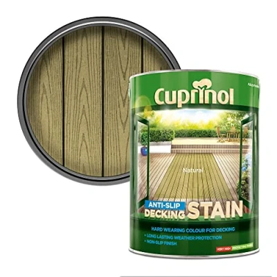 Image of Cuprinol 5097040 Anti Slip Decking Stain Exterior Woodcare, Natural