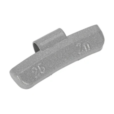 Image of Sealey Wheel Weight 25g Hammer On Plastic Coated Zinc for Alloy Wheels Pack of 100