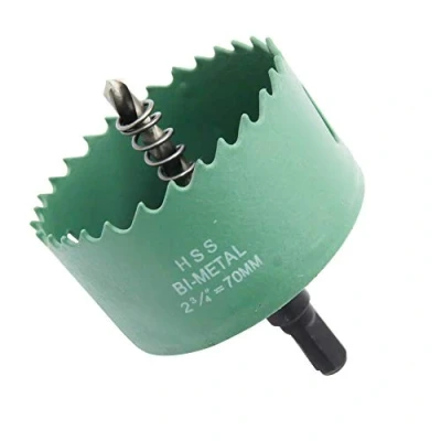 Image of 70mm Hole Saw LAIWEI cutterhole cutter,2.7 Inch HSS Annular Cutter Drill Bit,holes in wood,gypsum board,aluminum profiles, PVC and other materials(2 3/4&quot;)