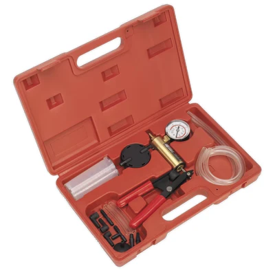 Image of Sealey Vacuum Tester &amp; Brake Bleeding Kit