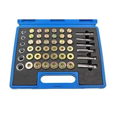 Image of US PRO Tools 114PC Oil Drain Sump Plug/Gearbox Thread Repair Tool Kit 3008