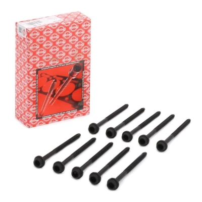 Image of 036103384B10x Cylinder Head Bolt Kit ELRING 803.740 Female Star SKODA: Fabia I Hatchback, SEAT: Ibiza 3, VOLKSWAGEN: Polo III Hatchback