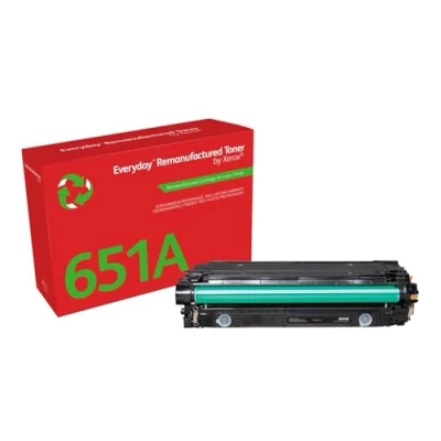 Image of Everyday by Xerox Black Toner compatible with HP 651A 650A 307A (CE340A/CE270A/CE740A), Standard Capacity