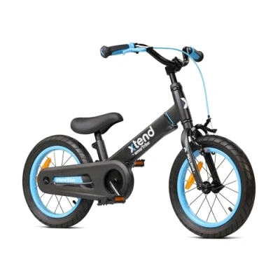 Image of SMARTRIKE Xtend 3 Stage Kids&#039; Bicycle Blue &amp; Black, Black,Blue