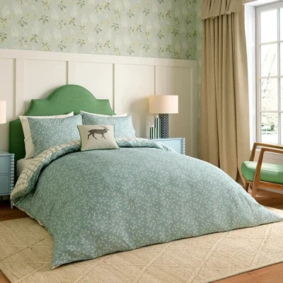 Image of Sanderson Options Everly Cover Set Super King Duck Egg
