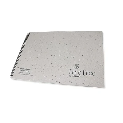 Image of Artway Tree Free Cotton Rag Sketchbook A3 White 250gsm 20 Sheets / 40 Sides