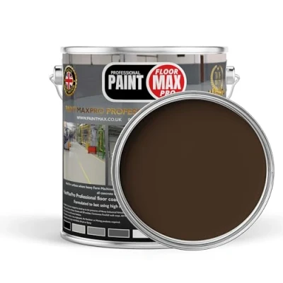 Image of PaintMax Industrial PU150 Polyurethane Concrete Floor Paint Coating (Brown, 20 Litre)