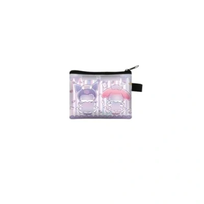 Image of My Melody Money Wallets Kuromi Personalised Wallet Stylish Purse Moneybags Cute Coin Bag