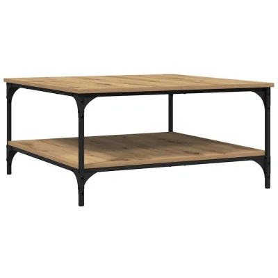 Image of vidaXL Coffee Table Artisan oak 80 x 40 cm Engineered wood