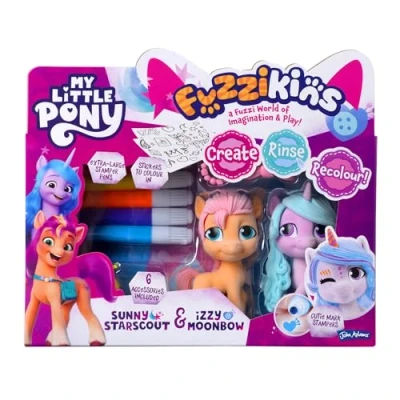 Image of PlayMonster FF510D Fuzzikins My Little Pony Double Pack (Sunny &amp; Izzy)