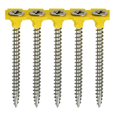 Image of TIMCO 4040CLASSCOL Collated Classic Multi Purpose Screws PZ Double Countersunk A2 Stainless Steel Box of 1000