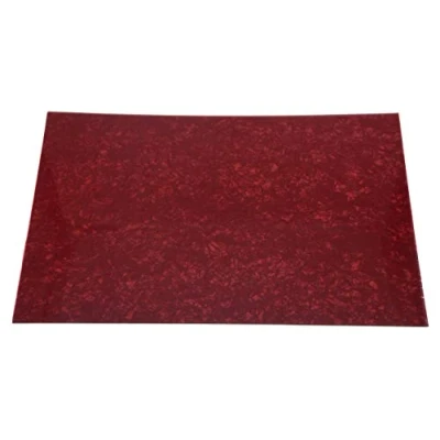 Image of Dopro Blank Guitar Bass Pickguard Material Scratch Plate Sheet 290x432mm Red Pearl