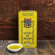 Image of 1 litre tin extra virgin olive oil organic Nuñez de Prado By Oliva Internet SL
