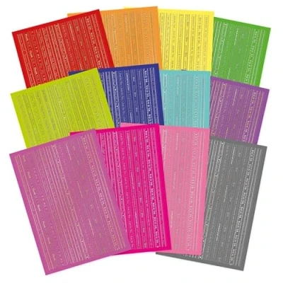 Image of Hunkydory Crafts Bold &amp; Bright Stickables Self Adhesive Occasion Borders