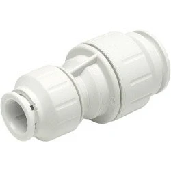 Image of JG Speedfit Reducing Straight Coupler White 22mm x 15mm (602618)
