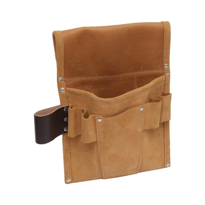 Image of Kennedy Suede 2 Pocket 5 Loop Nail &amp; Tool Pouch